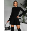 Černé vypasované krátké šaty GIAHANY
