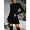 Černé vypasované krátké šaty GIAHANY
