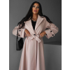 Růžový dlouhý kabát YALENA