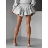 Šedá kraťásková balónová sukně KORTA