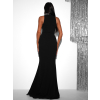 Černé večerní dlouhé šaty NOVES s kamínky