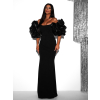 Černé večerní společenské šaty KOLIT