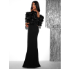 Černé večerní společenské šaty KOLIT