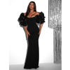Černé večerní společenské šaty KOLIT