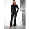 Černý dlouhý společenský overal CHUNGY