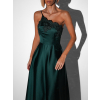 Smaragdové večerní dlouhé šaty TOBEN