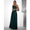 Smaragdové večerní dlouhé šaty TOBEN