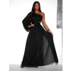 Černé společenské večerní šaty BOJATA