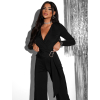 Černý společenský dlouhý overal BAOTRA
