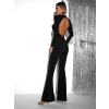 Černý elegantní společenský overal LAMBDA