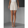 Krémová skládaná plisovaná sukně MARILENA