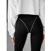 Černé zeštíhlující elastické legíny NUTALA