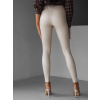 Béžové koženkové stylové legíny ALOCA