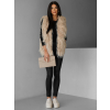 Béžová faux fur kožíšková vesta NERINGA