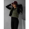 Khaki stylová vesta PATRICIA