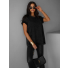 Černé oversize stylové triko BERATI