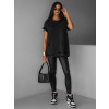 Černé oversize stylové triko BERATI