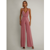 Starorůžový dlouhý overal PERCY na zavazování