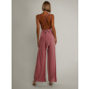 Starorůžový dlouhý overal PERCY na zavazování