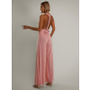 Světle růžový dlouhý variabilní overal PERCY na zavazování