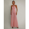 Světle růžový dlouhý variabilní overal PERCY na zavazování