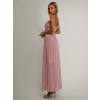 Starorůžové elegantní dlouhé šaty FLOAT