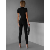 Černý stahující elastický overal IMOTAN se zipem