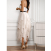 Krémová tylová elegantní sukně NOTICELL