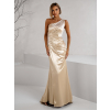 Zlaté dlouhé společenské šaty KULOSA