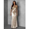 Zlaté dlouhé společenské šaty KULOSA