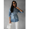 Modrá džínová basic bunda CARELIA