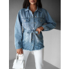 Modrá džínová basic bunda CARELIA