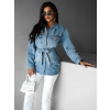Modrá džínová basic bunda CARELIA