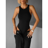 Černé elastické basic body KYNYR bez rukávů