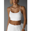 Bílý basic top ARRAXE na špagetová ramínka
