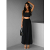 Černá áčková sukně AJOONI