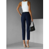 Tmavě modré elegantní kalhoty HELAENN