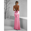 Baby růžové dlouhé společenské šaty LIFOSA