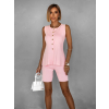 Růžový elegantní kraťasový komplet INOLANE