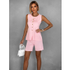 Růžový elegantní kraťasový komplet INOLANE