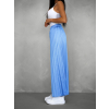 Modré dlouhé plisované culotte kalhoty SYCHER