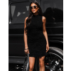 Černé krátké koktejlové šaty CLARE