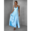Světle modré elegantní šaty SAURANA