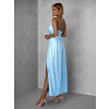 Světle modré elegantní šaty SAURANA
