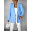 Modré elegantní basic sako TRACY
