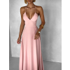 Starorůžové dlouhé elegantní  šaty DAMIANO