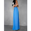 Světle modré široké wide leg kalhoty VATIKA