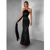 Černé variabilní dlouhé šaty BOLZANO
