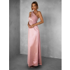 Růžové variabilní dlouhé elegantní šaty BOLZANO