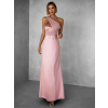 Růžové variabilní dlouhé elegantní šaty BOLZANO